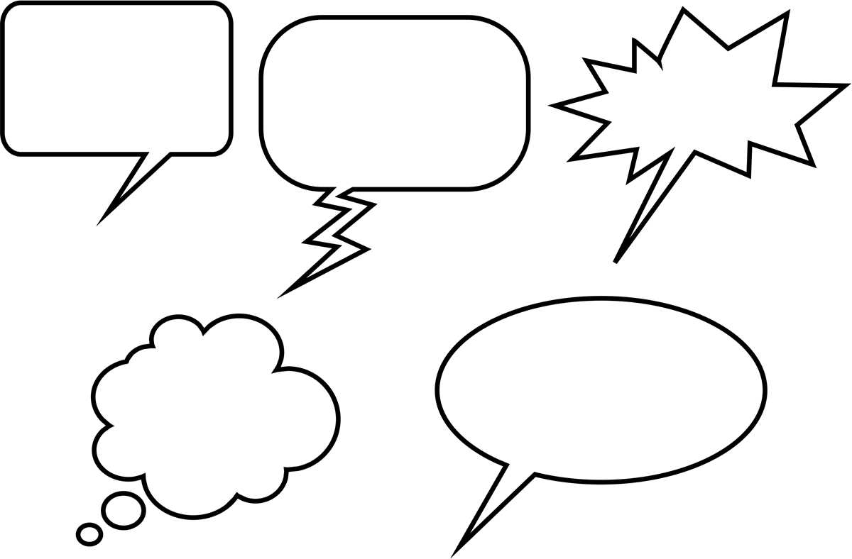 thought bubbles printable