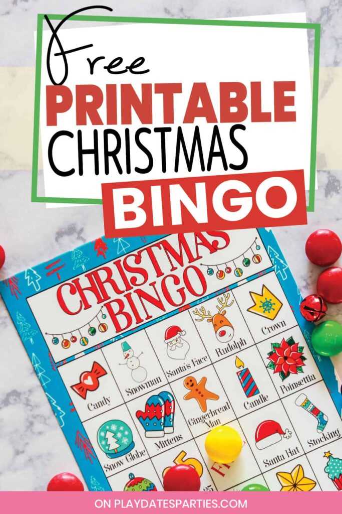 bingo printable christmas