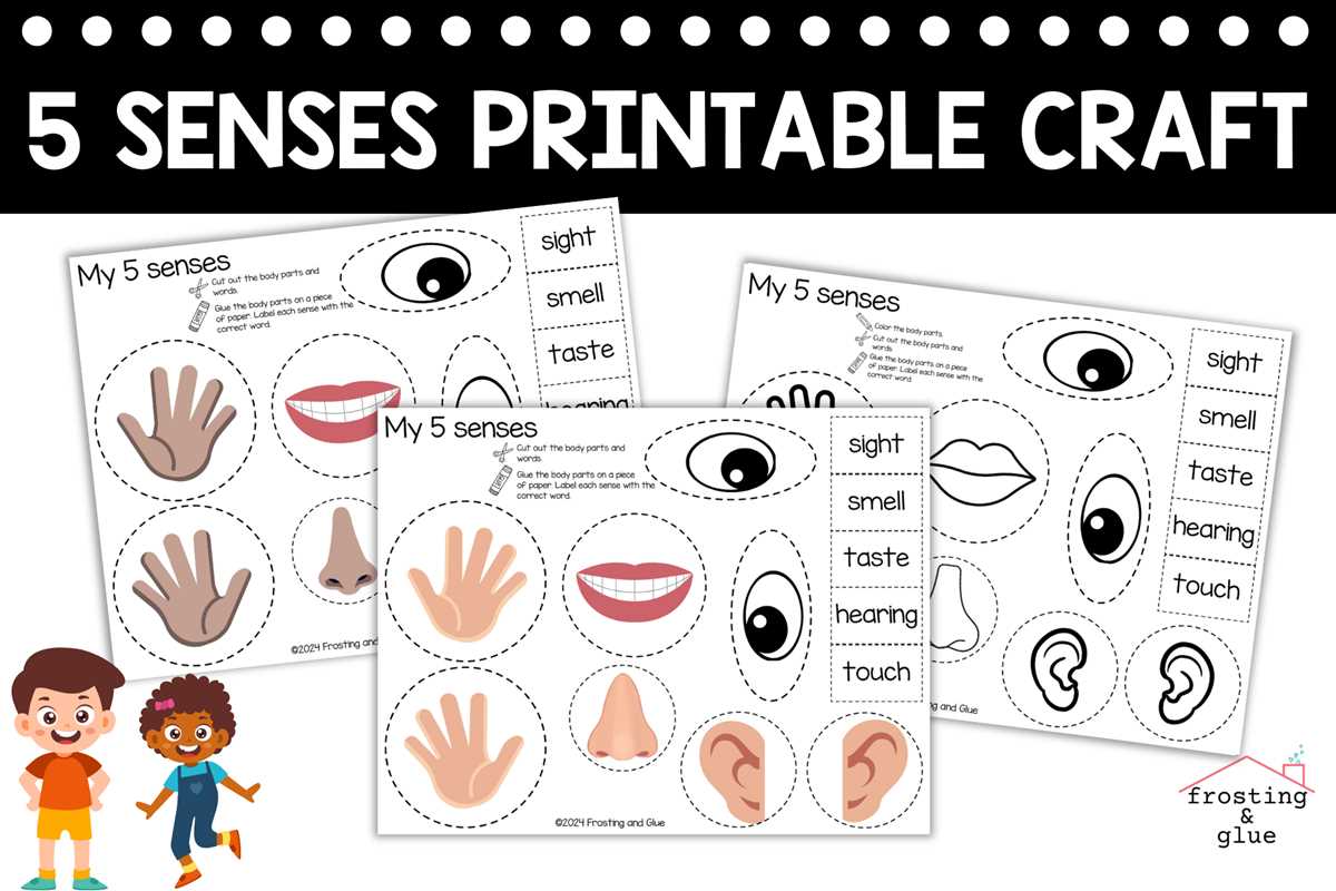 five senses free printables