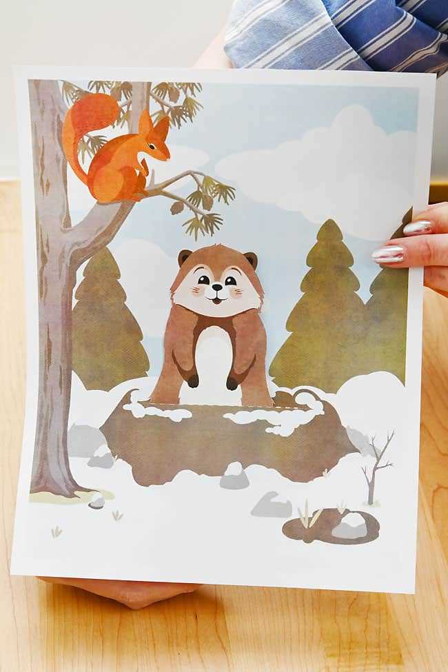 printable groundhog day crafts printable groundhog day crafts