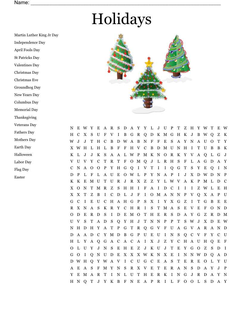 christmas word find free printable