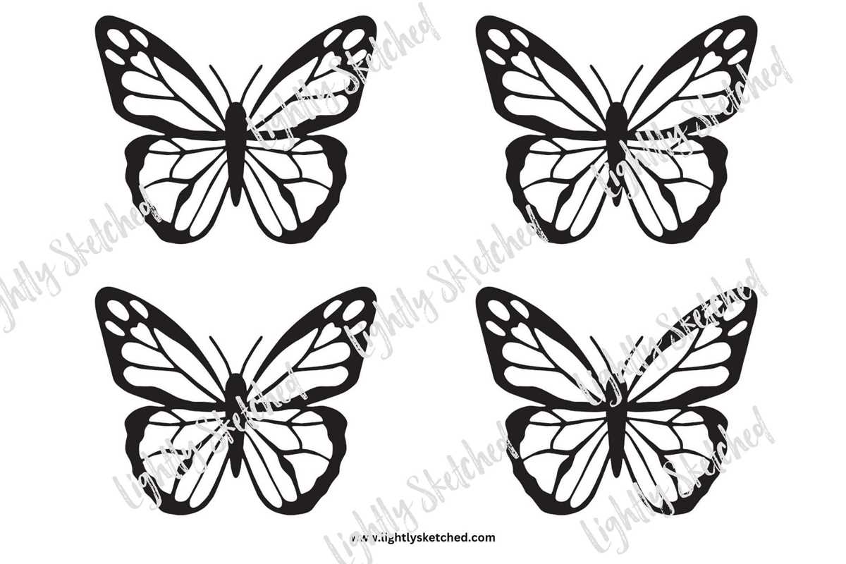 butterfly stencils printable
