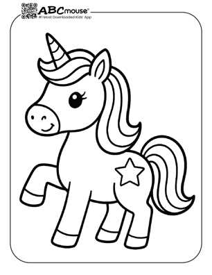 unicorn printable template unicorn printable template