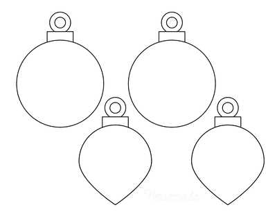 ornaments template printable