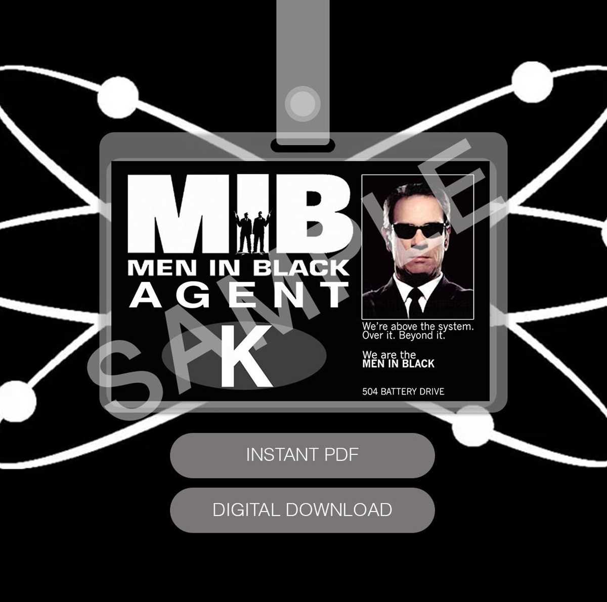 men in black printable badge men in black printable badge