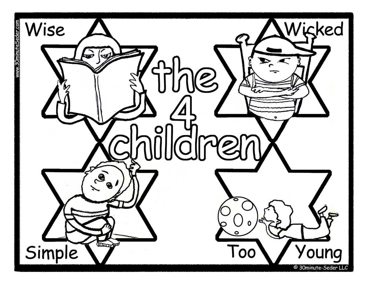 passover coloring pages printable