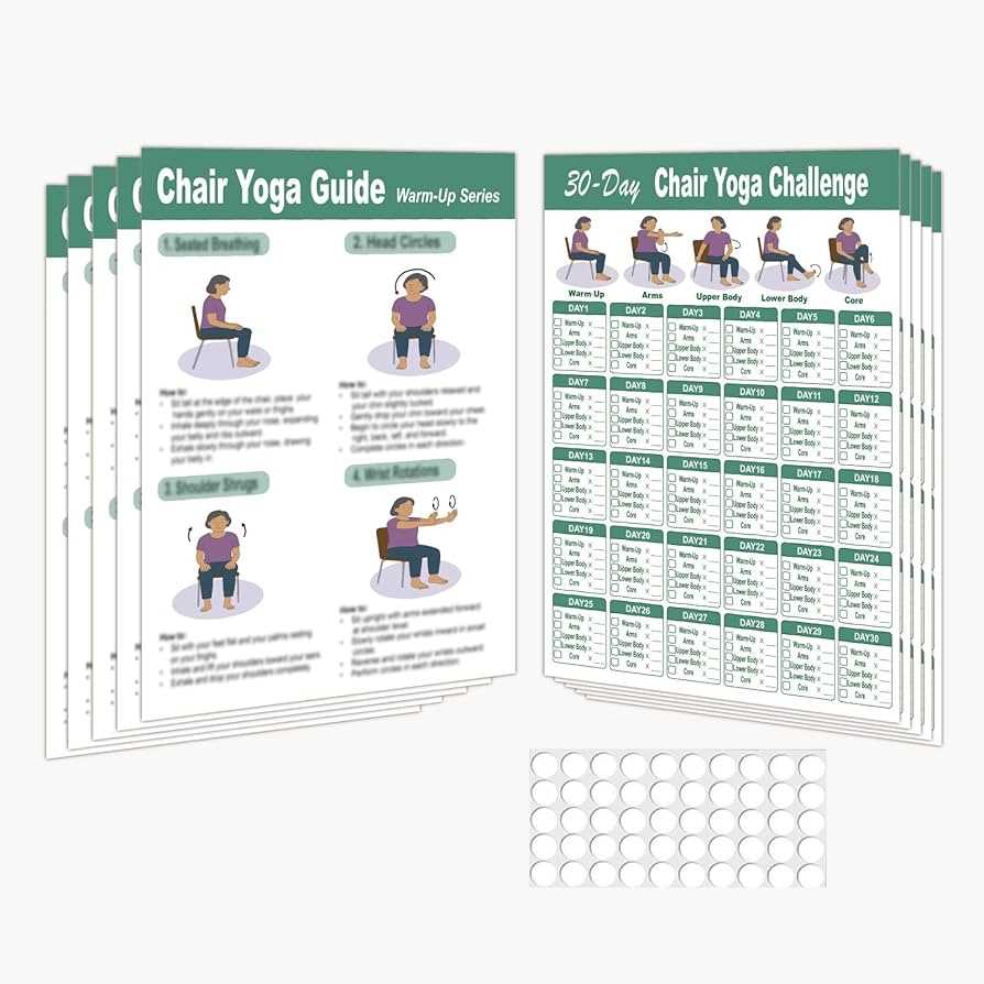 chair yoga printable free chair yoga printable free