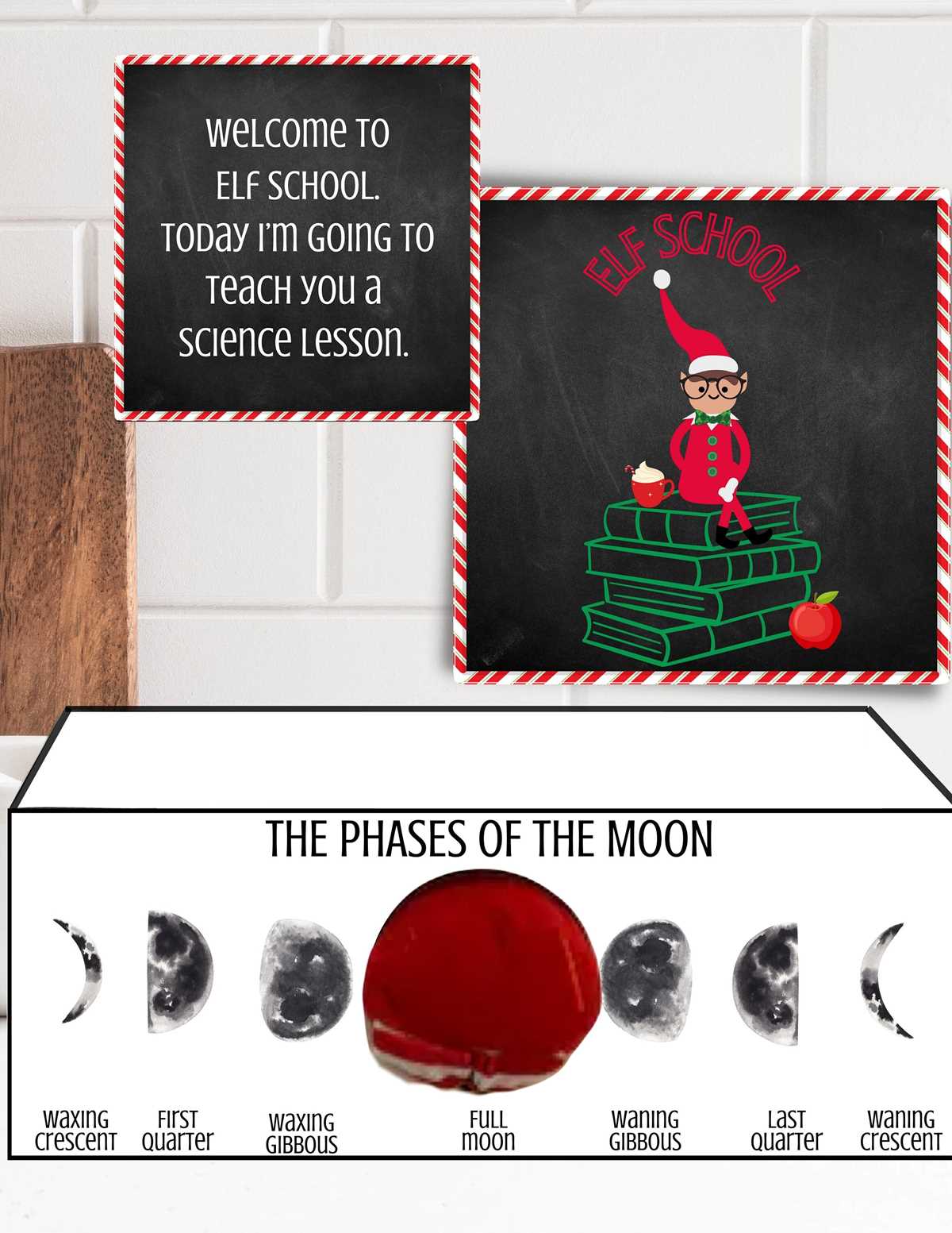 phases of the moon elf on the shelf printable phases of the moon elf on the shelf printable