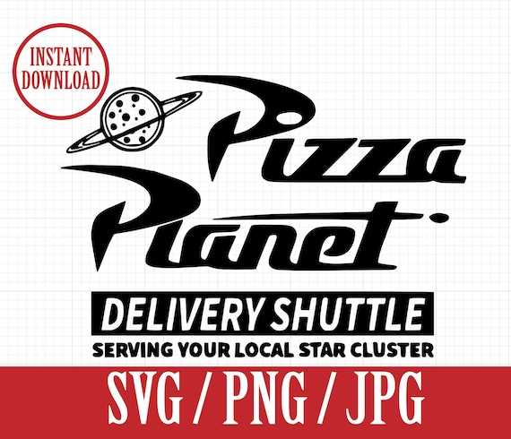pizza planet logo printable