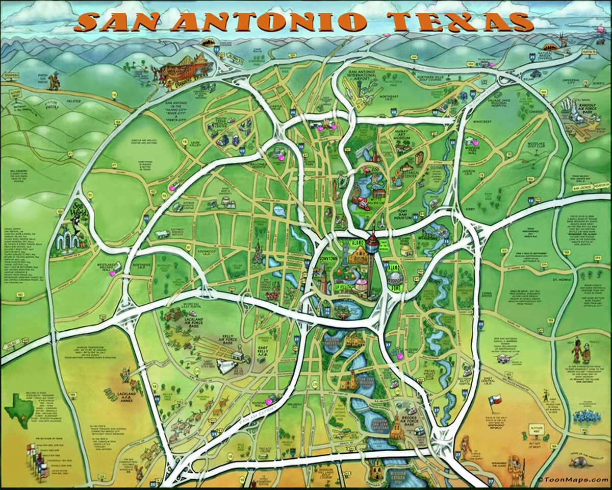 printable map of san antonio