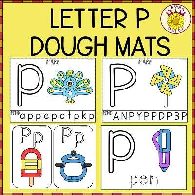 playdough letter mats free printable