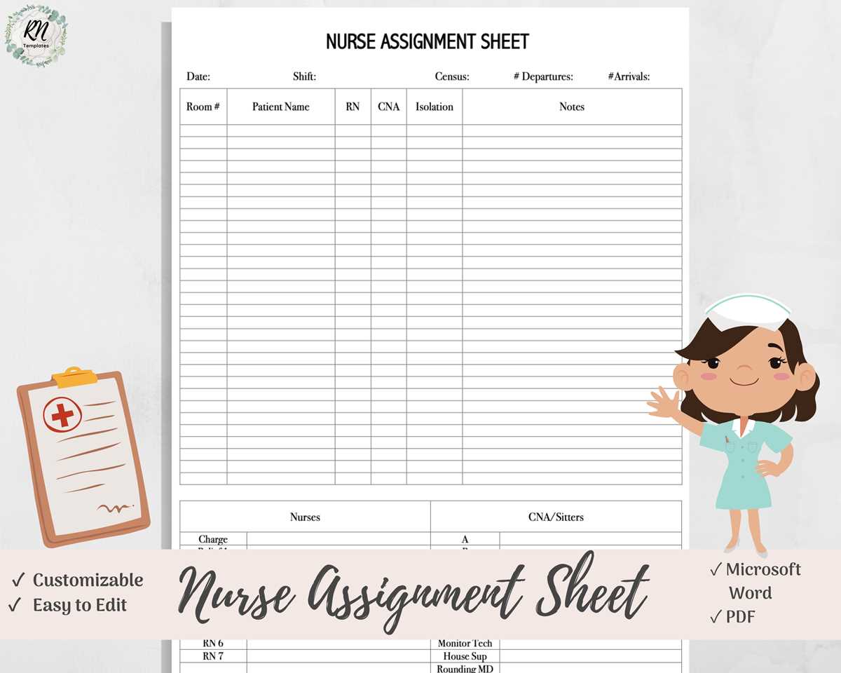 free printable cna daily assignment sheets free printable cna daily assignment sheets