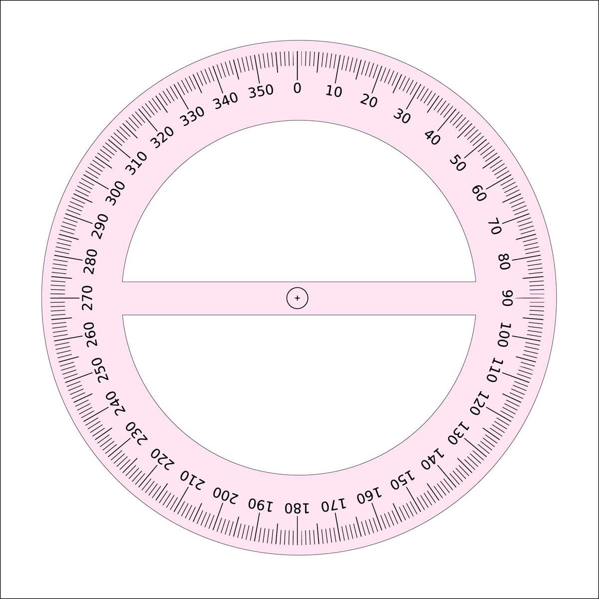 printable 360 degree protractor printable 360 degree protractor