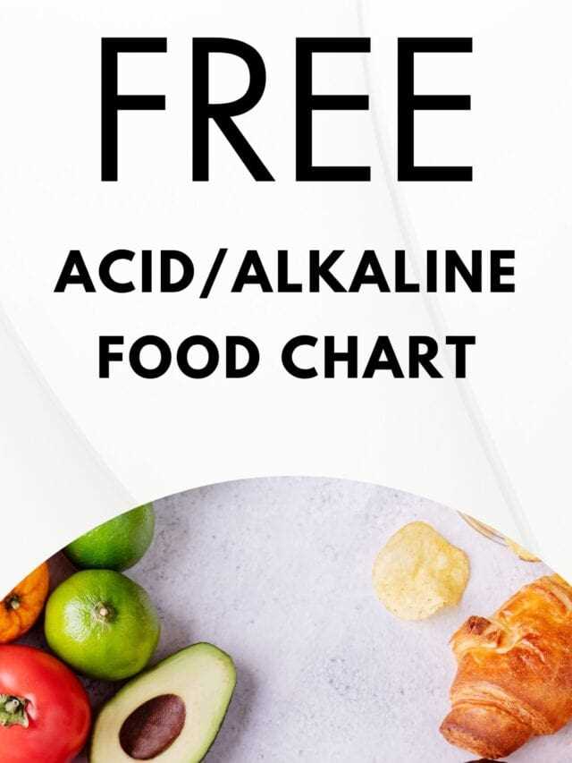printable alkaline food chart