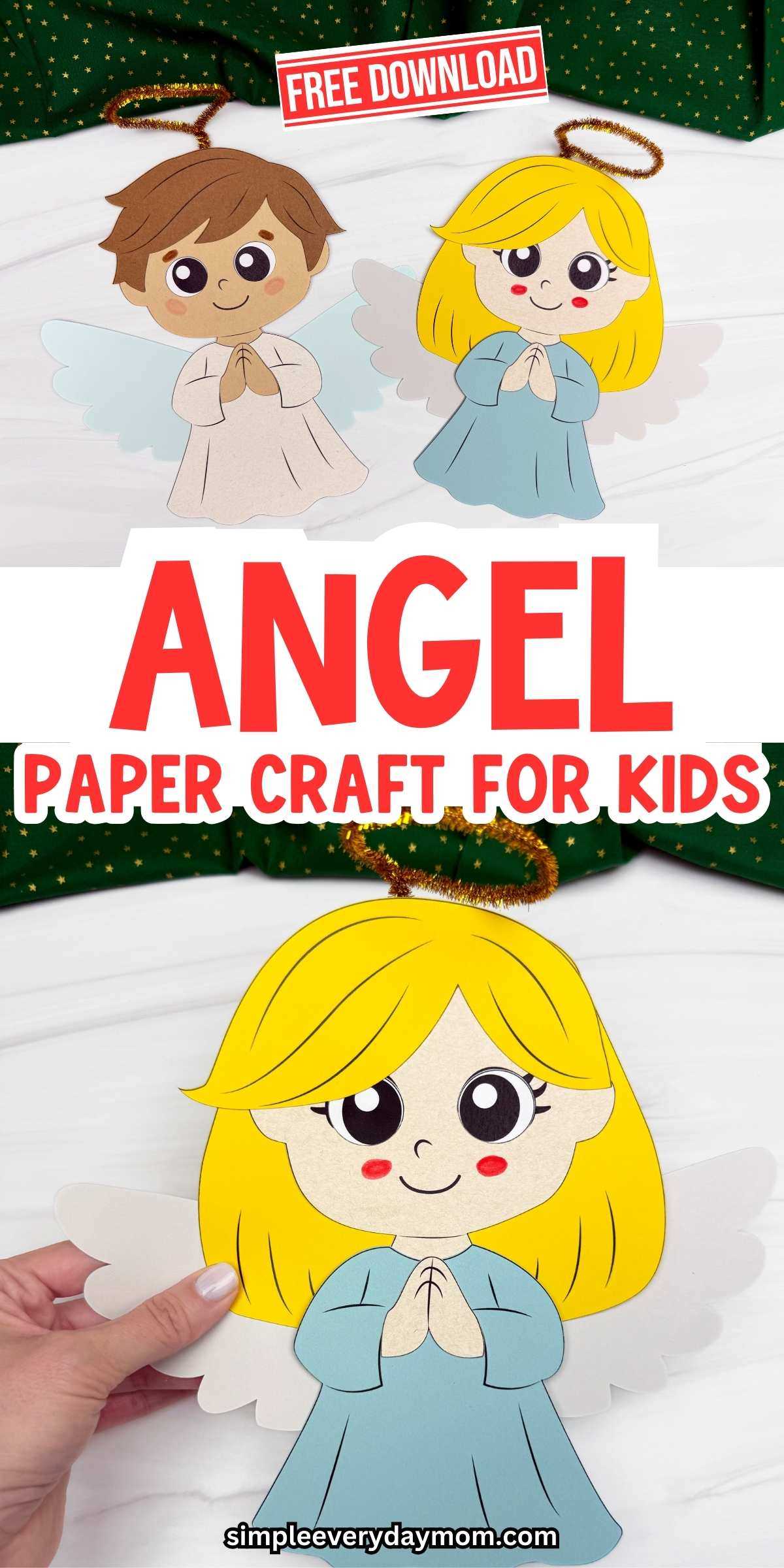 printable angel craft