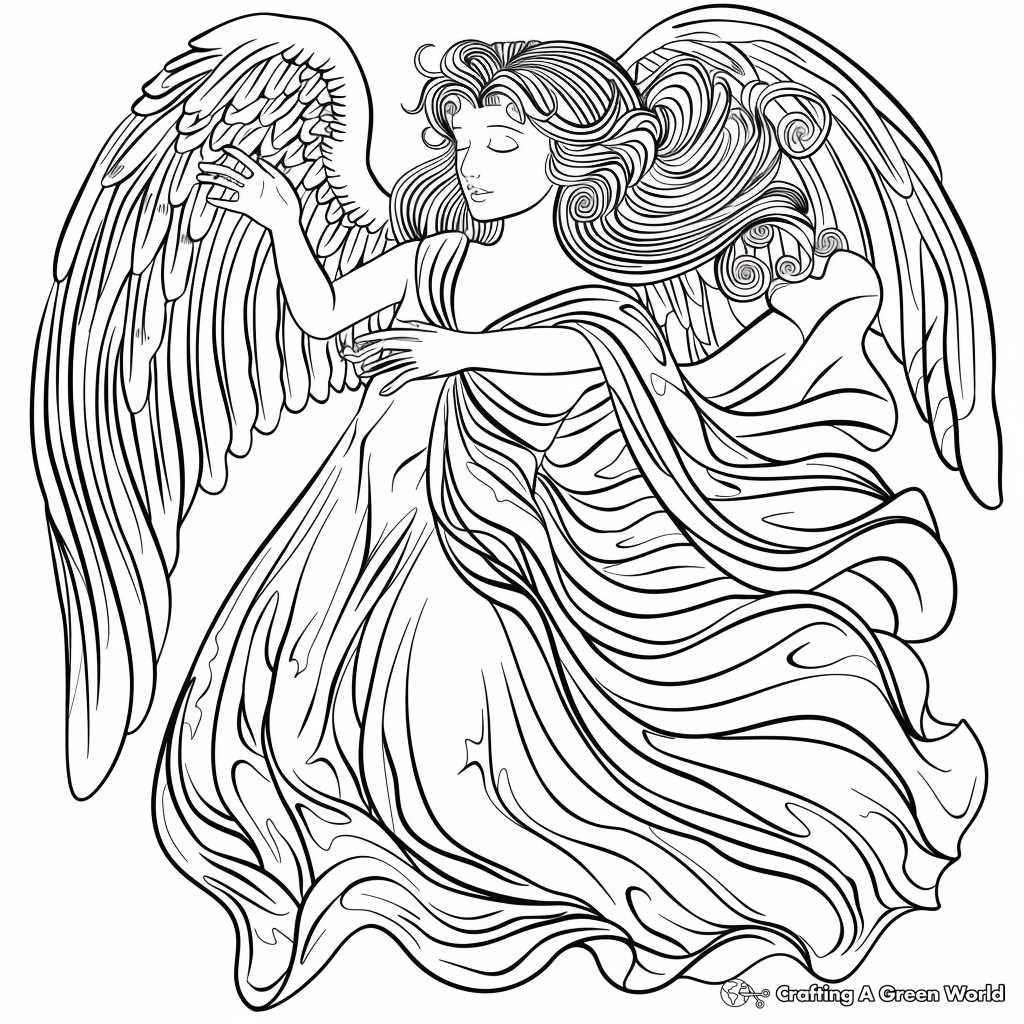 printable angel pictures to color printable angel pictures to color