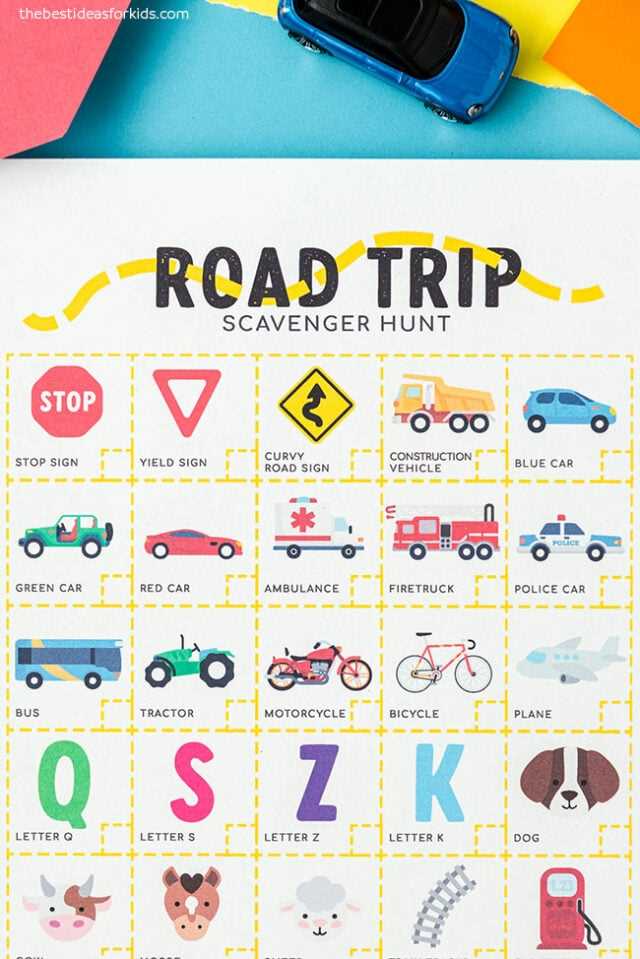 printable car scavenger hunt printable car scavenger hunt