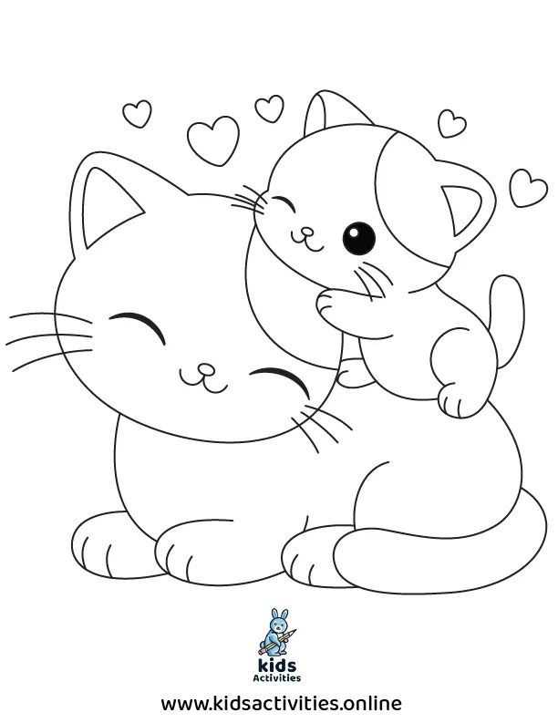 printable cat coloring pictures