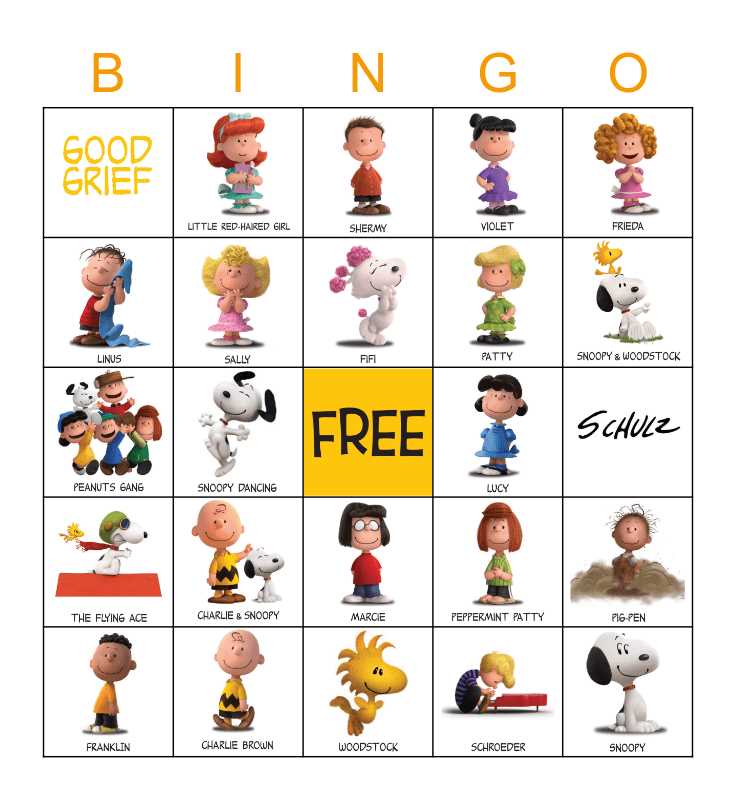 printable charlie brown characters