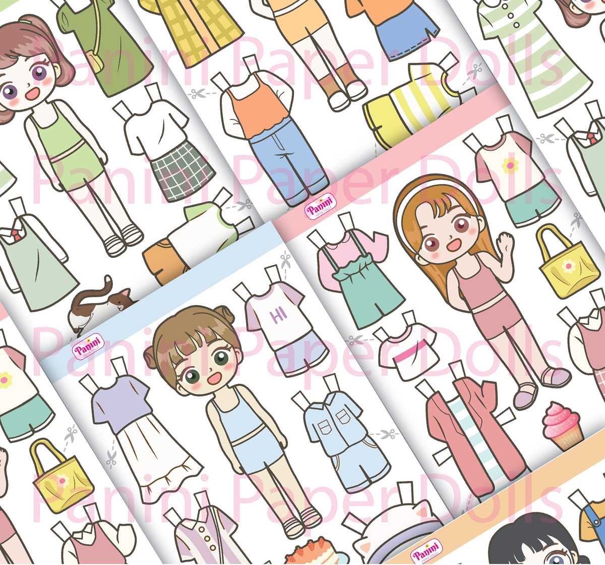 printable chibi cute kawaii paper doll printable chibi cute kawaii paper doll