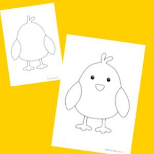 printable chicken template
