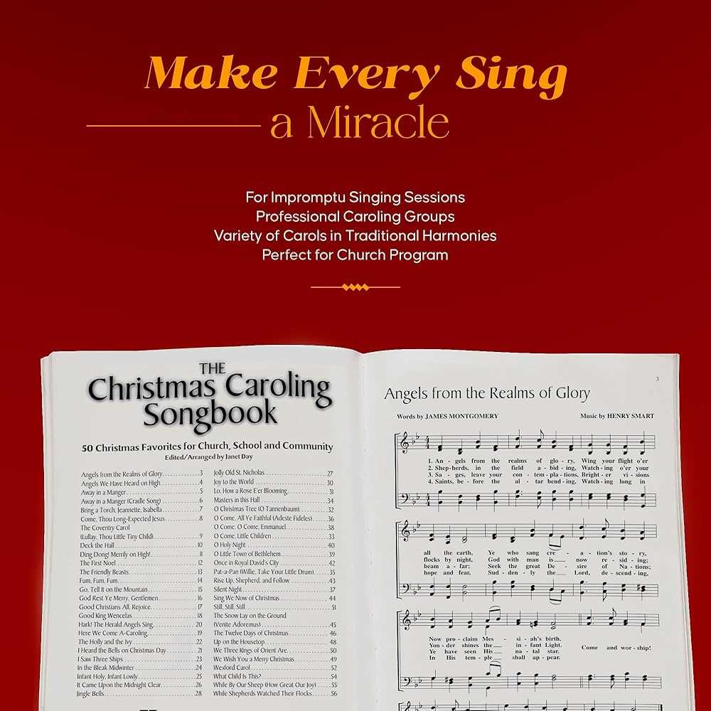 printable christmas caroling book printable christmas caroling book