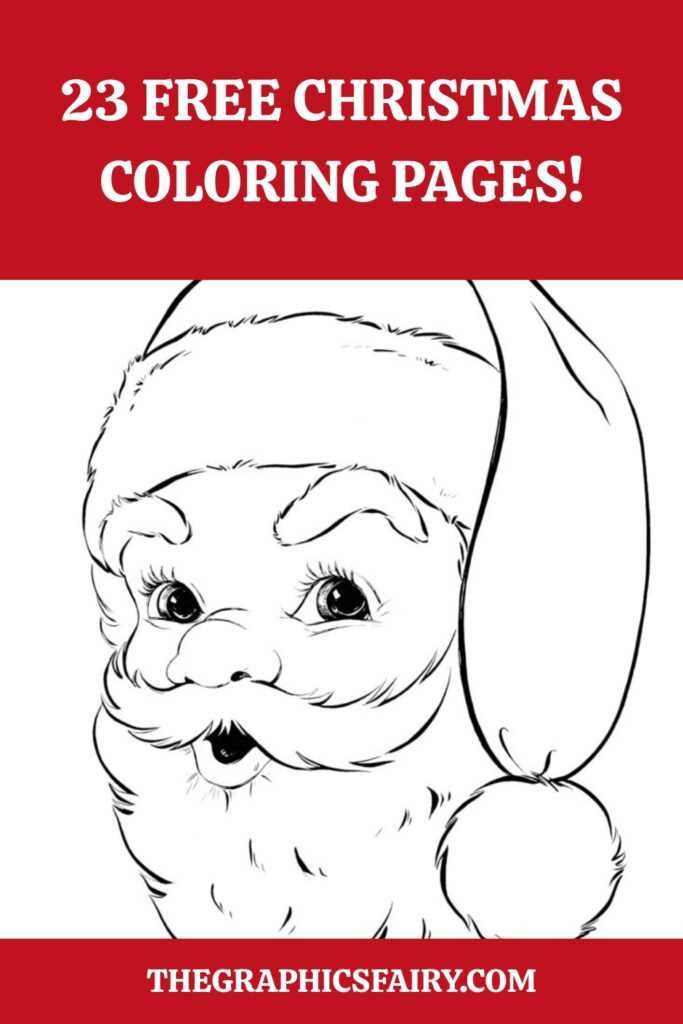 printable coloring pages for kids christmas