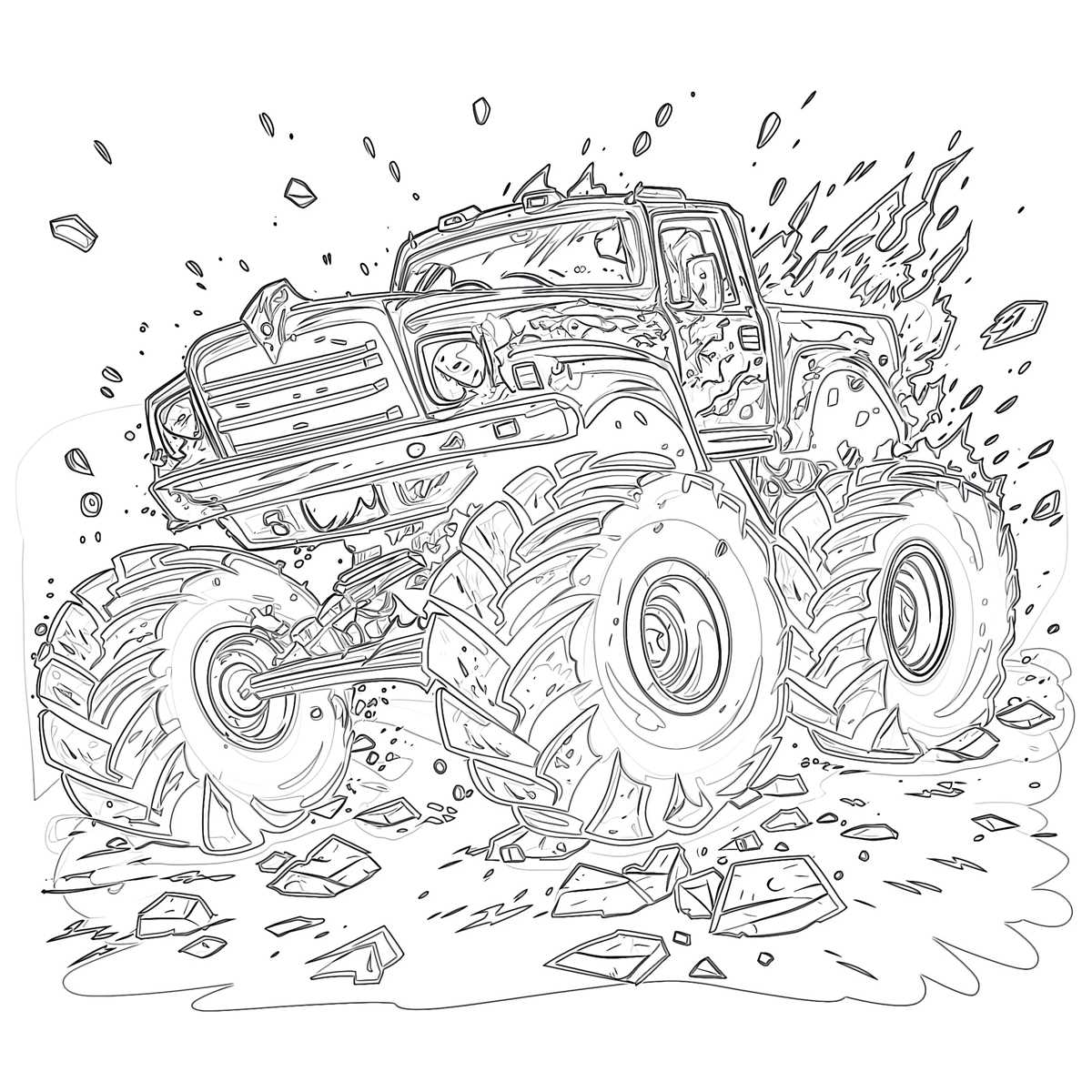 printable coloring pages monster trucks printable coloring pages monster trucks