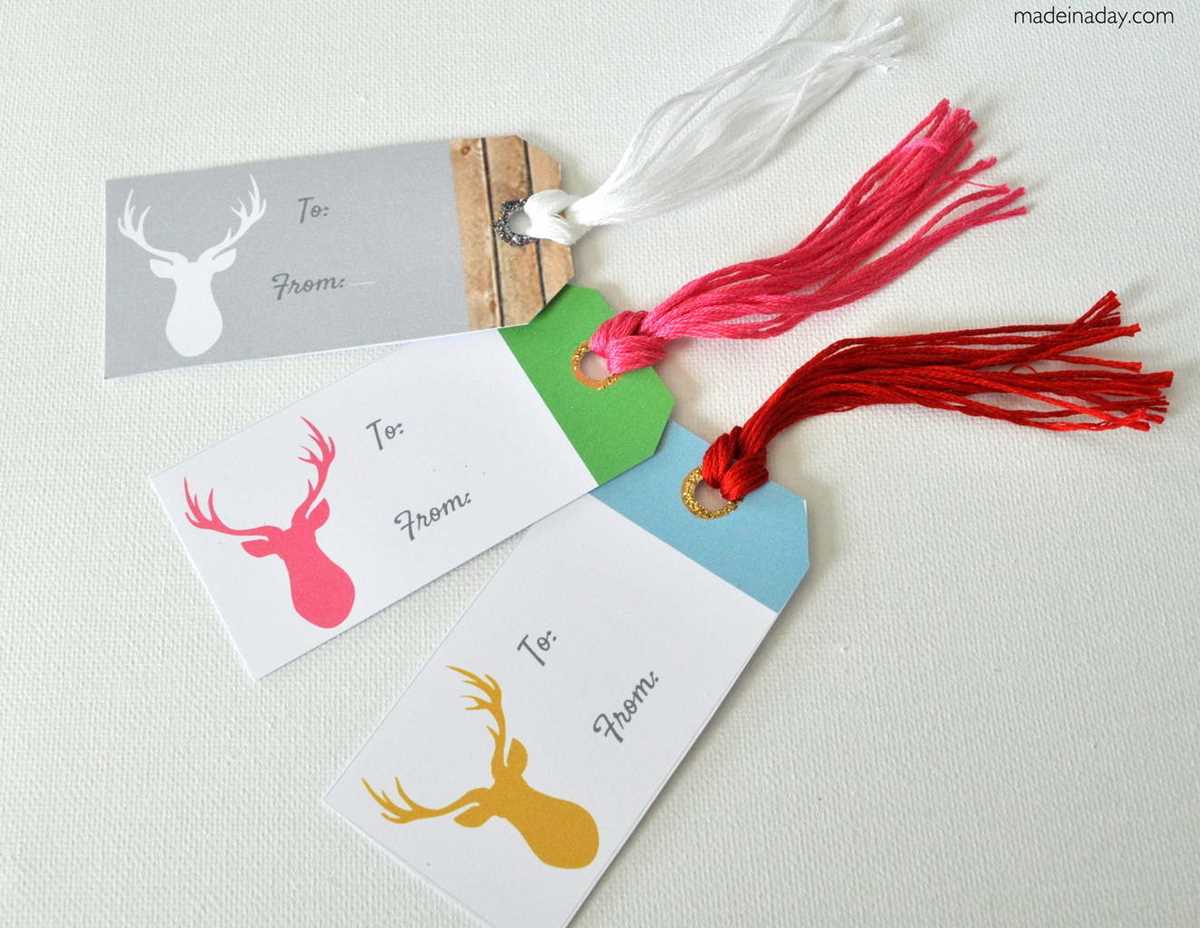 printable deer tags