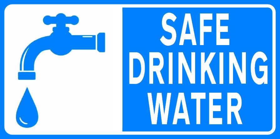 printable drinking water sign
