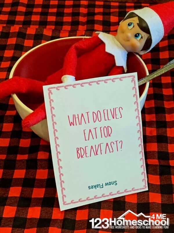 printable elf on shelf