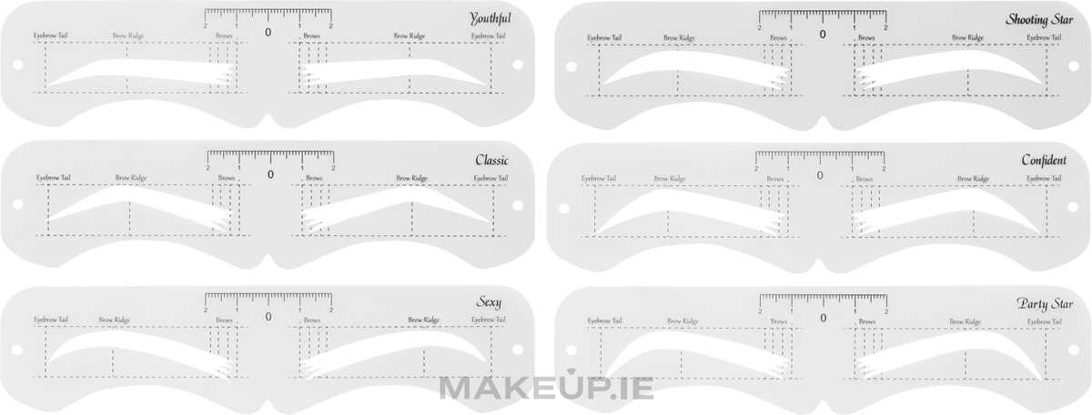 printable eyebrow stencils