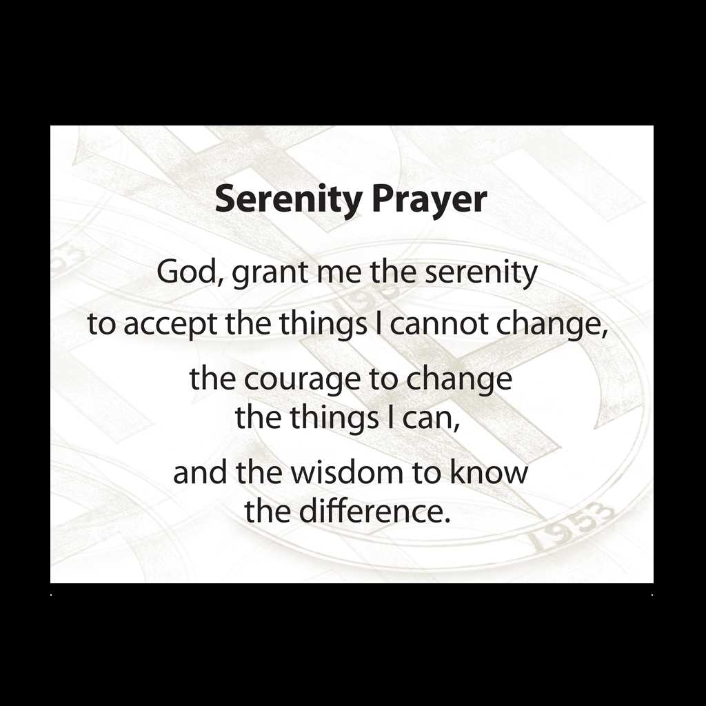 printable full serenity prayer