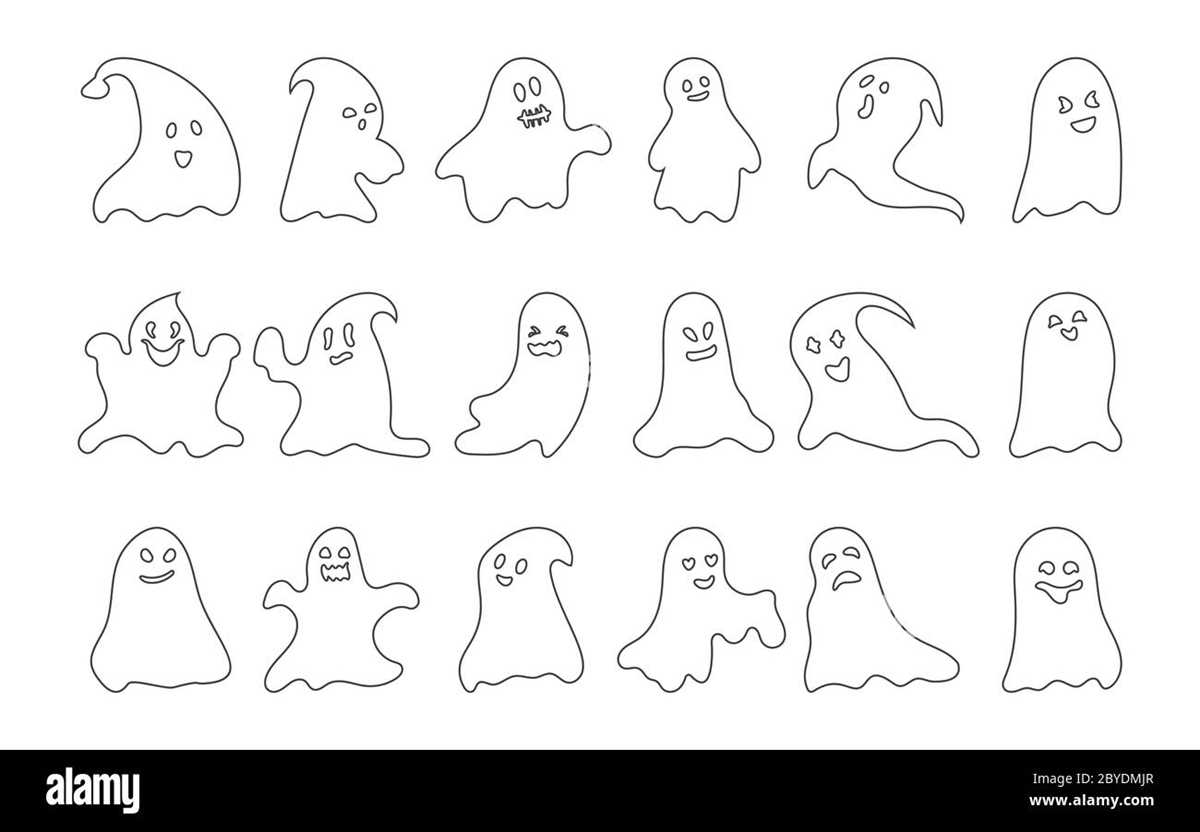 printable ghost outline