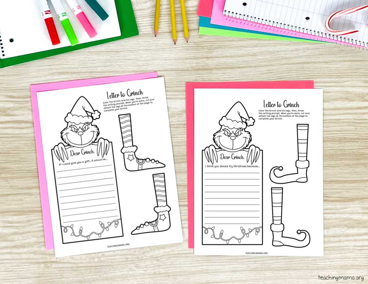 printable grinch letters