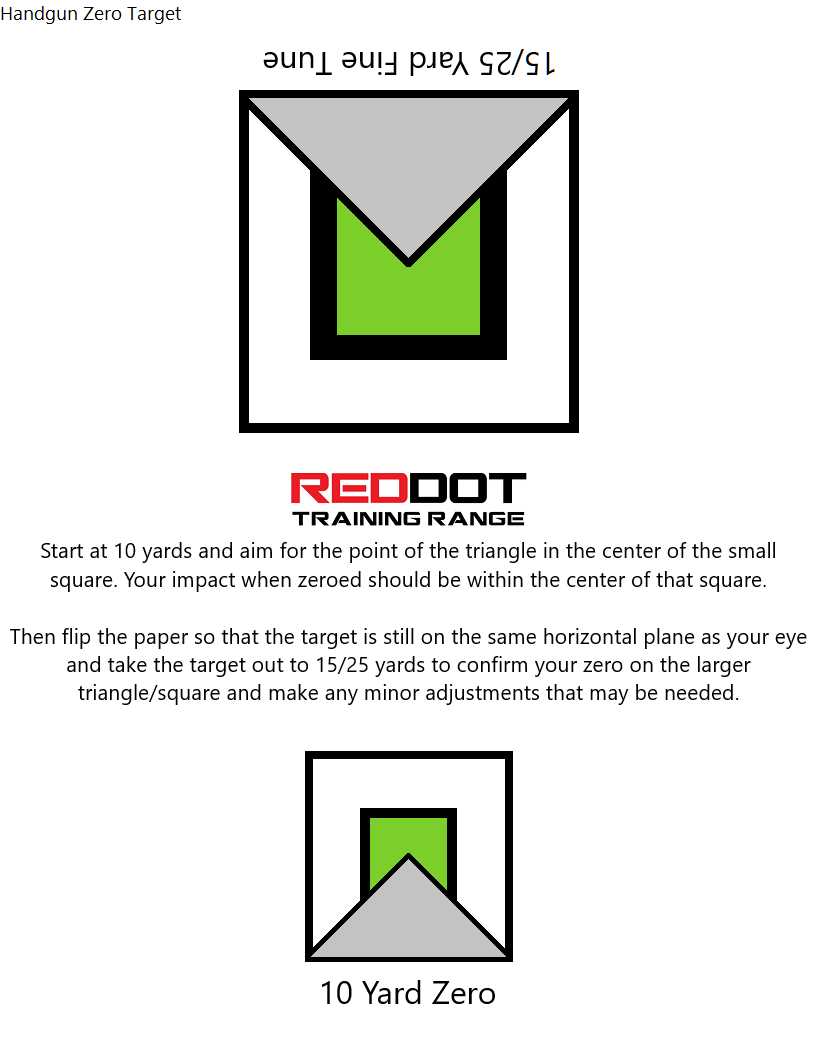 printable handgun targets