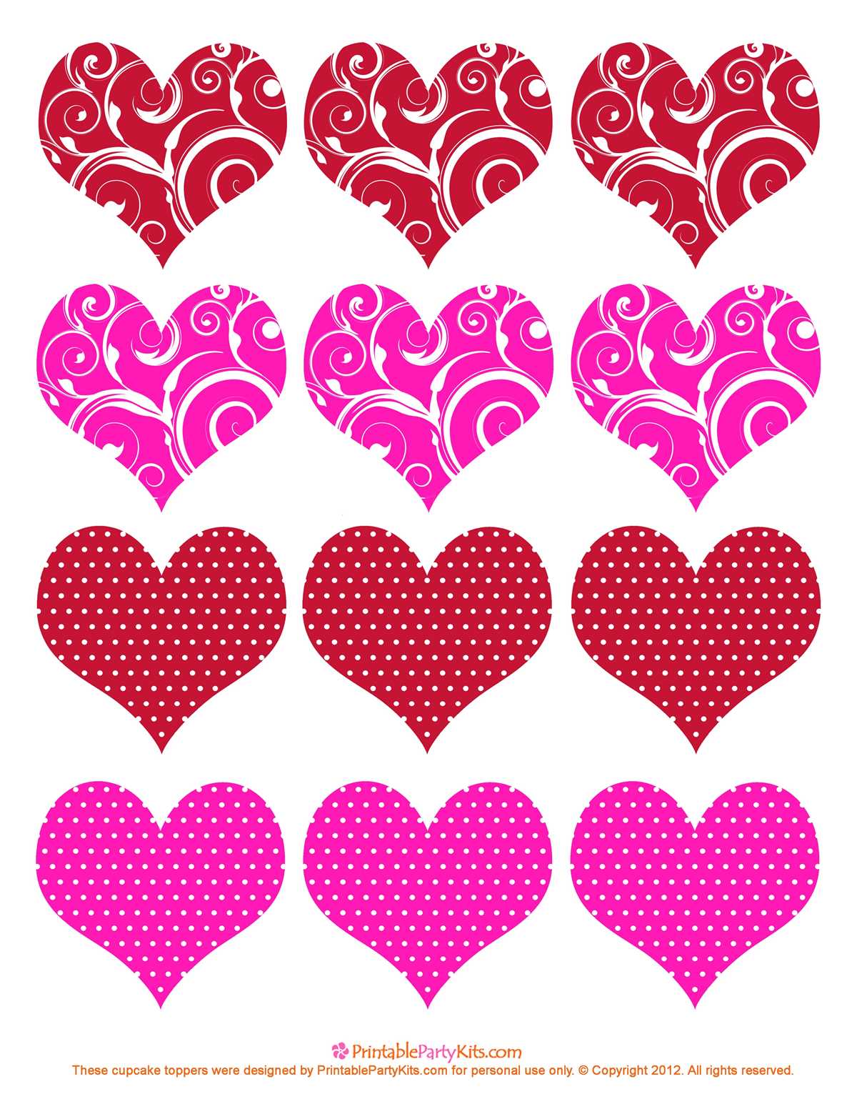 printable hearts for valentines day printable hearts for valentines day