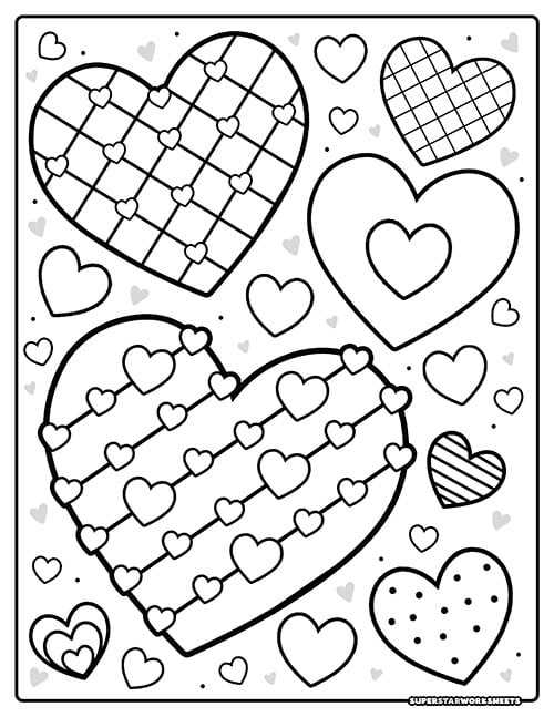 printable hearts for valentines day printable hearts for valentines day