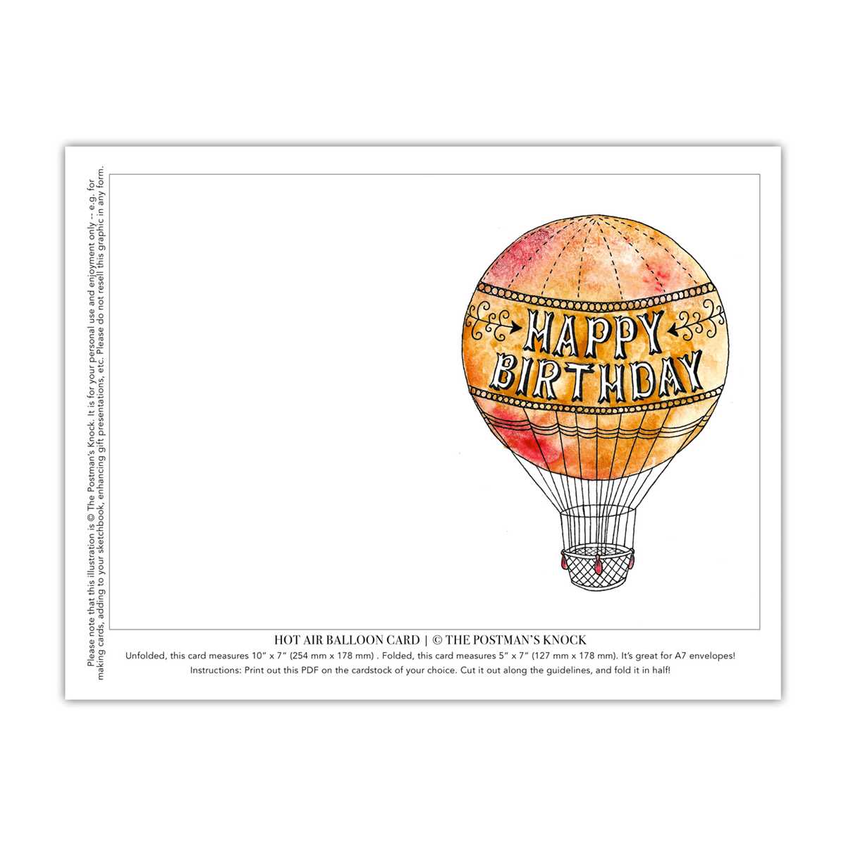 printable hot air balloon template printable hot air balloon template