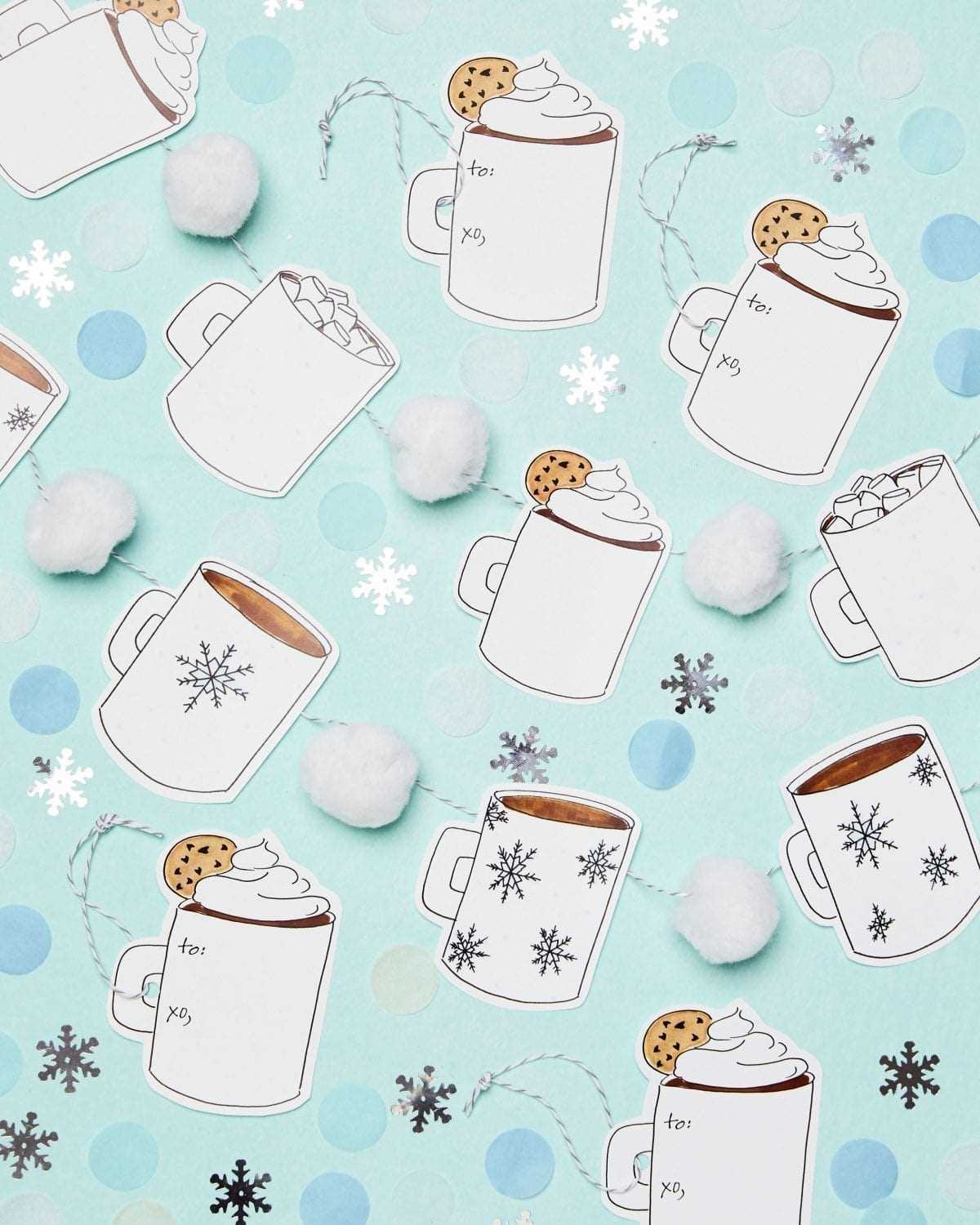 printable hot chocolate mug printable hot chocolate mug
