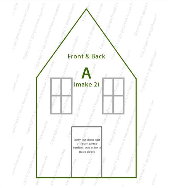 printable house template printable house template