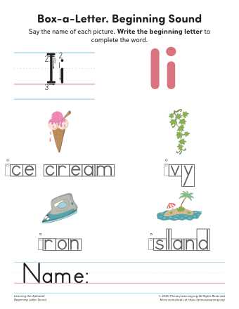 printable letters i printable letters i