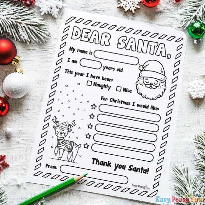 printable letters to santa claus printable letters to santa claus