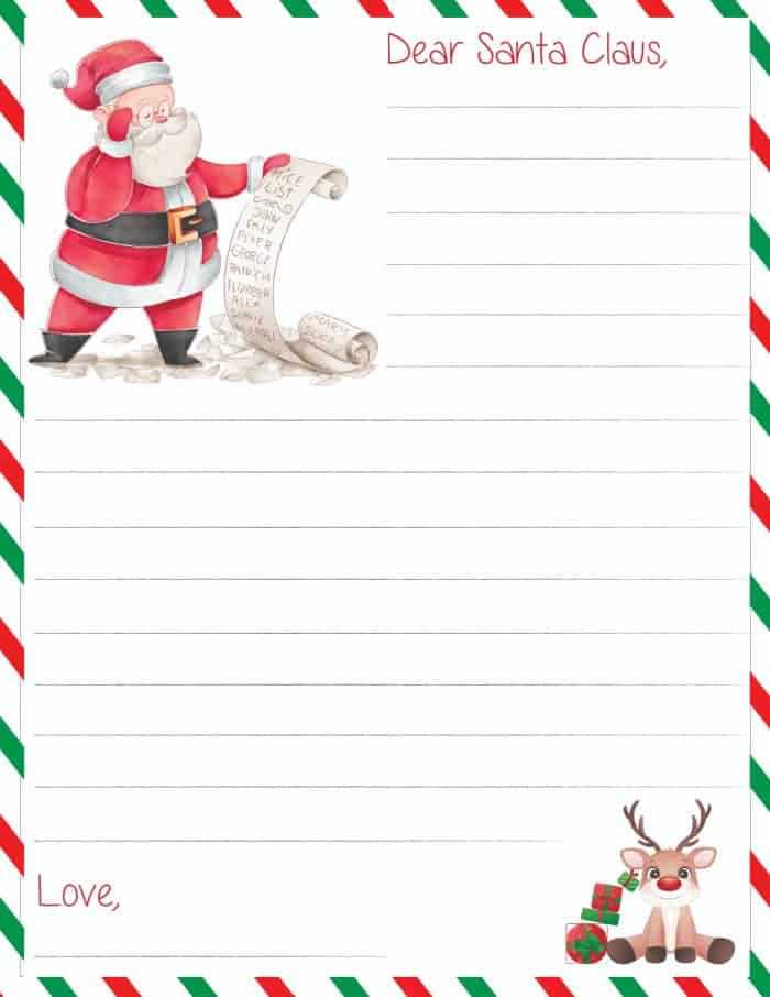printable letters to santa claus printable letters to santa claus