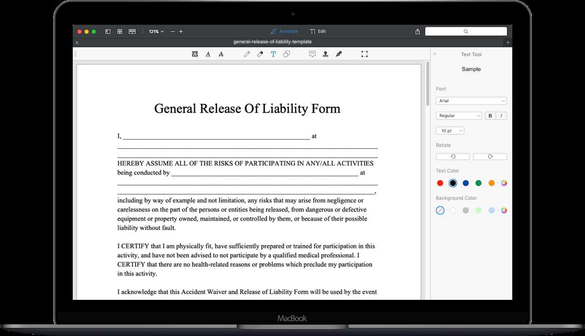 printable liability waiver form printable liability waiver form