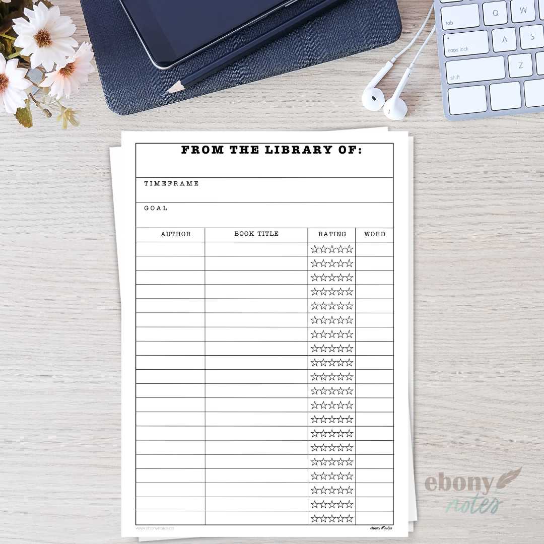printable library cards