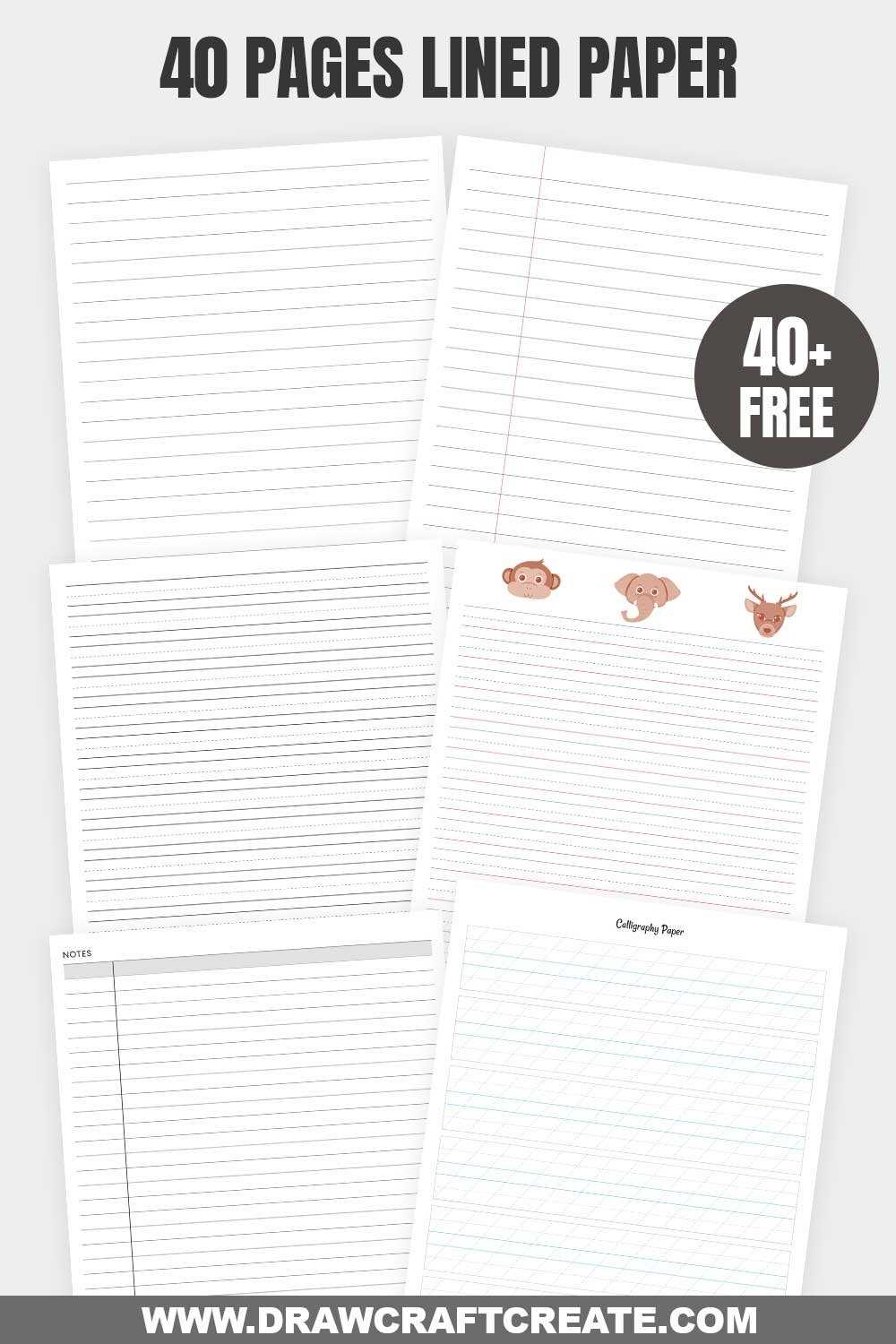 printable lined writing paper for kindergarten printable lined writing paper for kindergarten