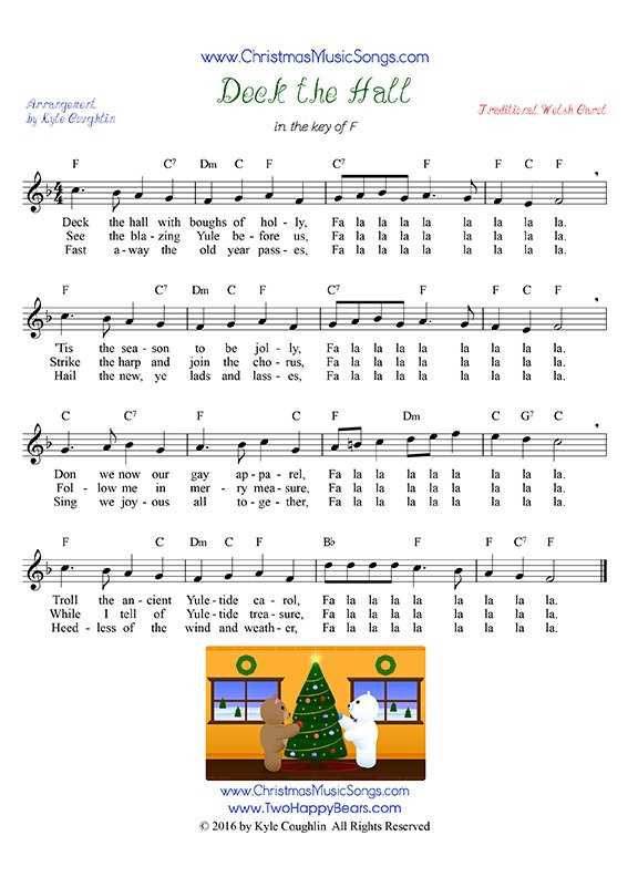 printable lyrics for deck the halls printable lyrics for deck the halls