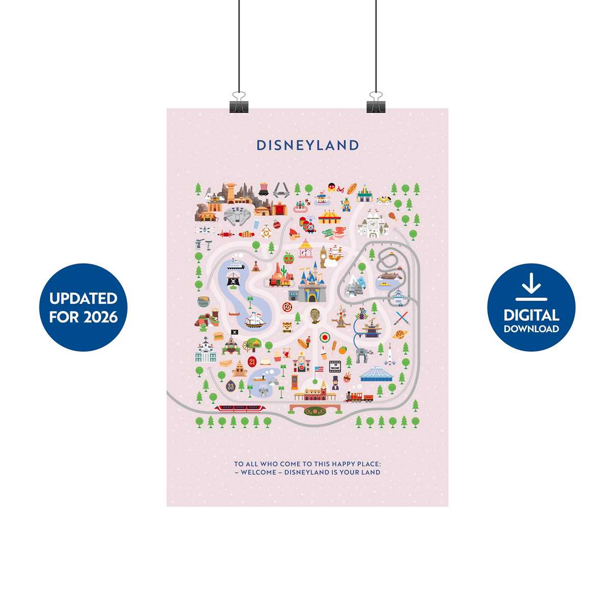 printable map of disneyland california printable map of disneyland california