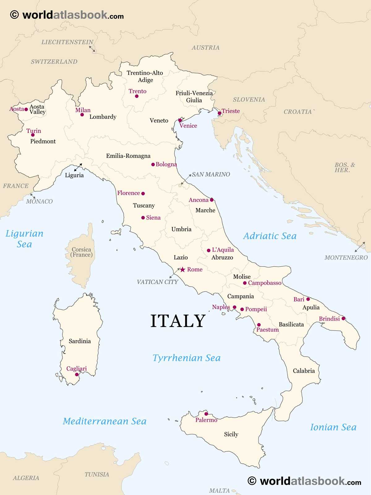 printable map of italy with cities printable map of italy with cities